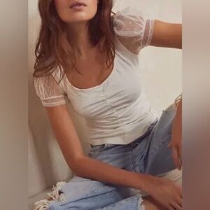 NWT Free People Blush up Cami in Tea Size medium